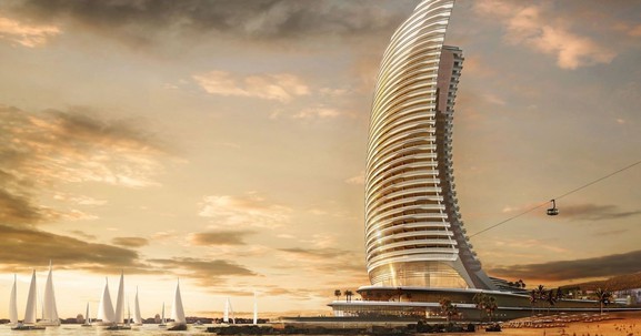 Việt Nam sắp có tháp chọc trời như cánh buồm vươn mình giữa biển khơi: Bao phủ bởi kính phản quang, có bàn tay kiến trúc sư nước ngoài thiết kế