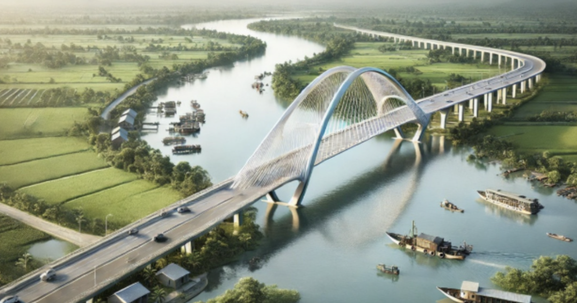 Chỉ vài ngày nữa, Ninh Bình chính thức khởi công cầu vượt sông gần 600 tỷ, thay thế cầu phao gần 30 năm tuổi