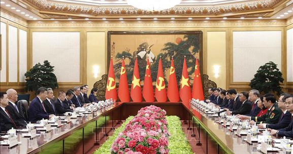 Tổng Bí thư, Chủ tịch nước Tô Lâm hội đàm với Tổng Bí thư, Chủ tịch Trung Quốc Tập Cận Bình