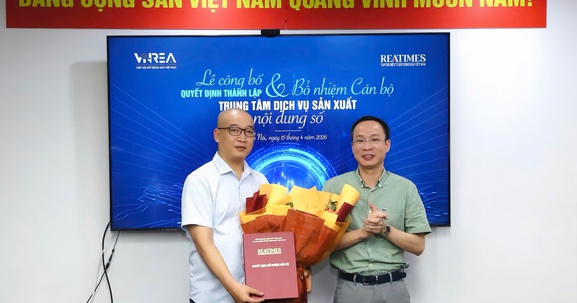 Tạp chí điện tử Bất động sản Việt Nam công bố quyết định thành lập và bổ nhiệm cán bộ Trung tâm Dịch vụ Sản xuất Nội dung Số