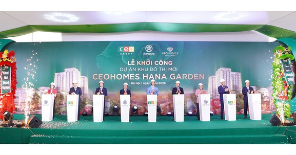 CEO Group khởi công Khu đô thị mới CEOHomes Hana Garden, mở rộng trục phát triển phía Bắc Hà Nội