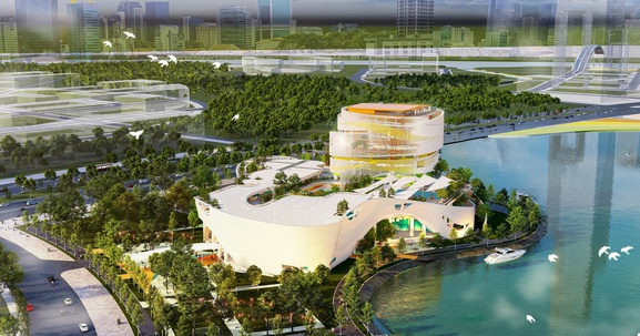 Sau 6 tháng khởi công, cung thiếu nhi 1.100 tỷ tại thành phố giàu nhất Việt Nam có thay đổi đặc biệt quan trọng