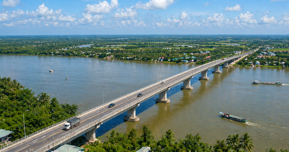 Sắp hình thành cây cầu dài 9km kết nối 2 tỉnh Đồng bằng sông Cửu Long