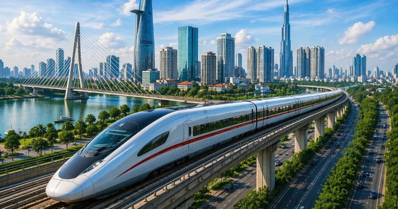 TP. HCM chuẩn bị quỹ đất tái định cư cho siêu dự án đường sắt tốc độ cao Bắc - Nam hơn 67 tỷ USD