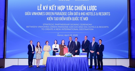 Vinhomes & IHG đưa 4 thương hiệu khách sạn quốc tế đến siêu đô thị Cần Giờ