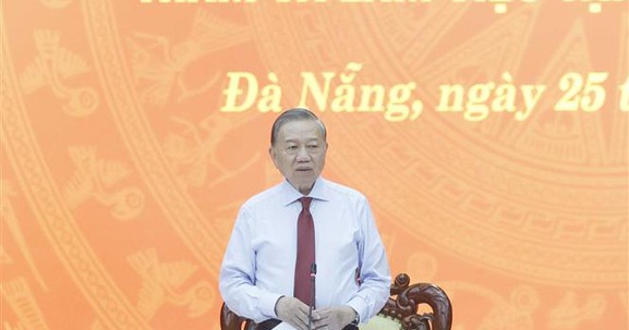 Tổng Bí thư, Chủ tịch nước Tô Lâm: Xây dựng Đà Nẵng trở thành một cực tăng trưởng lớn của cả nước