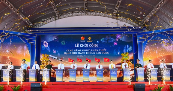 Sun Group khởi công Cảng hàng không dân dụng Phan Thiết hơn 3.900 tỷ đồng