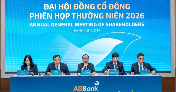 ĐHĐCĐ ABBank 2026: Mục tiêu lợi nhuận 4.500 tỷ đồng, tăng vốn lên hơn 20.000 tỷ, lộ trình niêm yết HOSE từ quý IV/2026