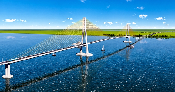 Dự án cầu dây văng lớn thứ 2 Việt Nam có độ khó bậc nhất cả nước, vốn đầu tư gần 8.000 tỷ đang nỗ lực gỡ khó