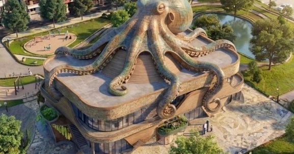 Thành phố giàu nhất Việt Nam sẽ có công viên mở với khối nhà trung tâm hình bạch tuộc