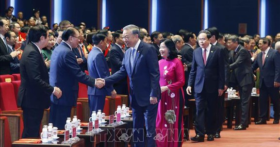 Tổng Bí thư Tô Lâm tham dự Lễ Khai mạc trọng thể Đại hội đại biểu Mặt trận Tổ quốc Việt Nam lần thứ XI