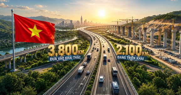 Việt Nam tăng tốc nâng cấp hạ tầng quy mô chưa từng có: Đưa hơn 3.800km cao tốc vào khai thác, thêm 2.100km đang triển khai