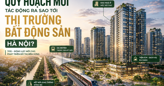 Quy hoạch mới tác động ra sao tới thị trường bất động sản Hà Nội?