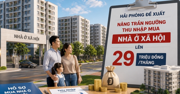 TP nhỏ nhất Việt Nam đề xuất nâng ngưỡng trần được mua nhà ở xã hội lên 29 triệu đồng/tháng