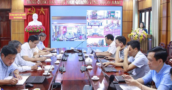 Tuyên Quang: Tập huấn trực tuyến về đo đạc, đăng ký đất đai