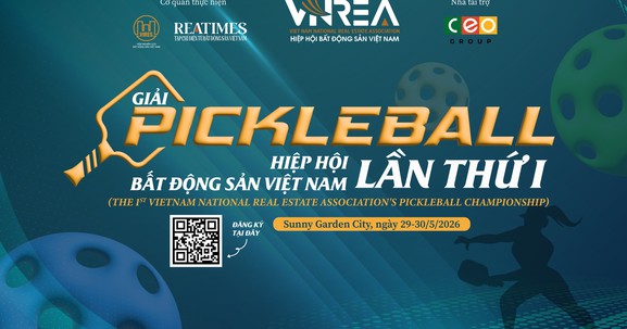Chính thức phát động và mở cổng đăng ký Giải Pickleball Hiệp hội Bất động sản Việt Nam lần thứ I