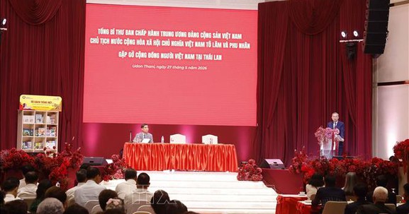 Tổng Bí thư, Chủ tịch nước Tô Lâm gặp gỡ cộng đồng người Việt Nam tại Thái Lan