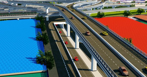 Thành phố trẻ và rộng nhất Việt Nam sắp làm tuyến đường trên cao hơn 16.000 tỷ: Sở hữu nút giao đa tầng, kết hợp hầm chui và cầu vượt