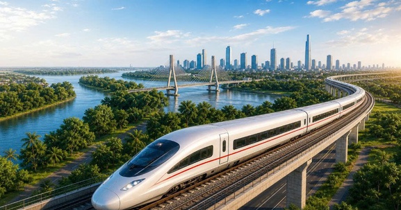 CT Group đề xuất đầu tư tuyến đường sắt cao tốc hơn 280km qua 6 tỉnh, thành phía Nam