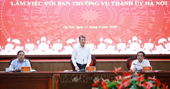Thủ tướng Lê Minh Hưng: Hà Nội phải đóng góp nhiều hơn cho mục tiêu tăng trưởng của cả nước