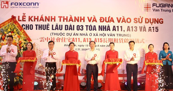 Khánh thành 3 tòa nhà ở xã hội cho thuê dài hạn tại Bắc Ninh