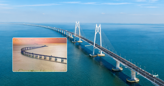 Siêu cầu vượt biển dài nhất thế giới: Công trình gần 19 tỷ USD được xây suốt gần 1 thập kỷ, sở hữu kết cấu kỳ lạ giữa lòng đại dương