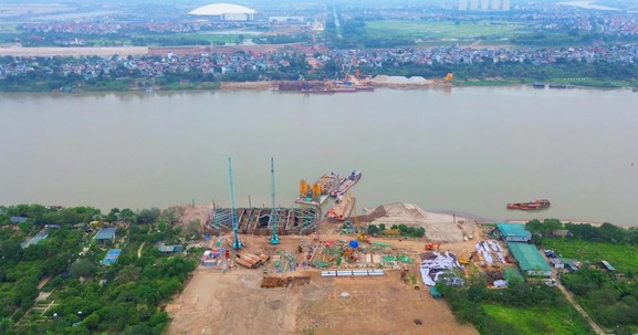Tin vui về 6 cây cầu bắc qua sông Hồng, giảm áp lực giao thông cho trung tâm Thủ đô