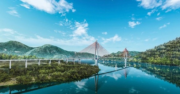 Tây Bắc sắp có cây cầu mới lập kỷ lục Việt Nam: Quy mô 3.100 tỷ, cảm hứng thiết kế từ núi rừng địa phương