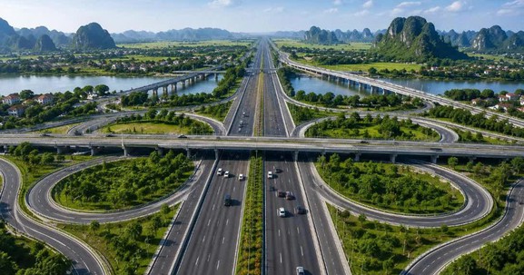 Tỉnh sẽ là TP tương lai của Việt Nam khởi công tuyến đường liên vùng gần 7.000 tỷ, gồm 8 cầu và 12 nút giao