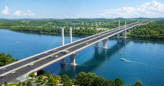 Sắp khởi công xây dựng cây cầy mới, thay thế cây cầu bị sập từ 50 năm trước, rút ngắn kết nối tới sân bay lớn nhất và cảng nước sâu lớn nhất cả nước