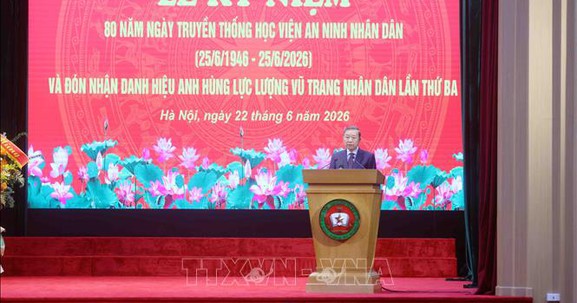 Tổng Bí thư, Chủ tịch nước Tô Lâm: Xây dựng nguồn nhân lực an ninh đáp ứng yêu cầu trong kỷ nguyên mới