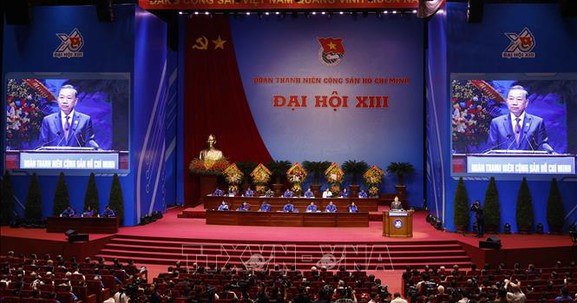 Phát biểu của Tổng Bí thư, Chủ tịch nước Tô Lâm tại Đại hội đại biểu toàn quốc Đoàn TNCS Hồ Chí Minh lần thứ XIII