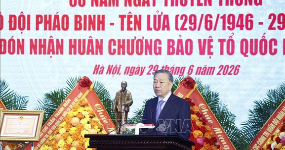 Tổng Bí thư, Chủ tịch nước Tô Lâm: Xây dựng lực lượng Pháo binh - Tên lửa hiện đại, đủ sức hoàn thành nhiệm vụ trong điều kiện mới