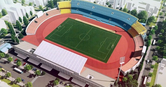 Chưa đầy 1 năm nữa, sân vận động lâu đời nhất Việt Nam chính thức hoàn thiện nâng cấp