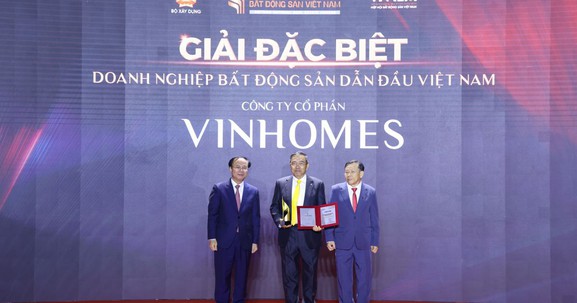 Vinhomes nhận "siêu giải thưởng" – dẫn đầu thị trường bất động sản Việt Nam