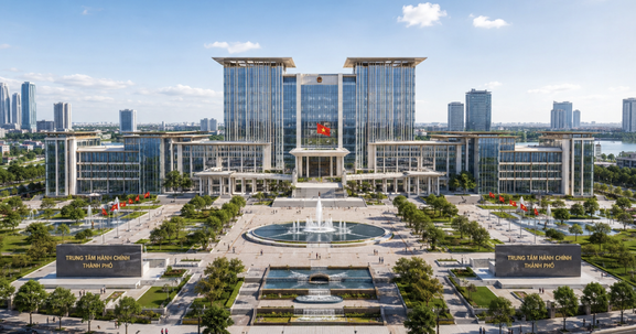 Chỉ 1 tháng nữa, Việt Nam sẽ khởi công trung tâm hành chính hơn 100ha: Là nơi làm việc của trên 4.000 cán bộ, tọa lạc tại thành phố rộng nhất cả nước