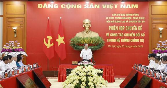 Chuyển đổi số trong hệ thống chính trị: Phát triển dữ liệu và các nền tảng dùng chung