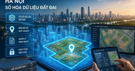 Hà Nội tăng tốc số hóa đất đai, toàn bộ dữ liệu phải hoàn thành trước ngày 25/8