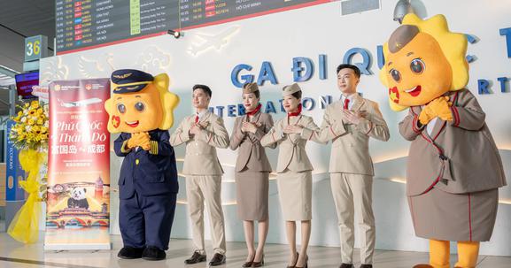Sun PhuQuoc Airways mở cửa ngõ mới đưa dòng khách Tây Nam Trung Quốc đến Phú Quốc