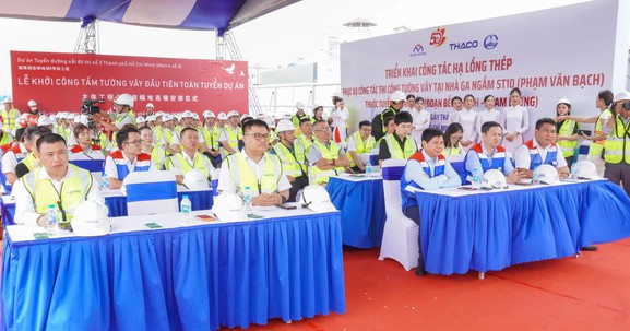 TP. Hồ Chí Minh: Thi công ga ngầm tuyến Metro Bến Thành - Tham Lương