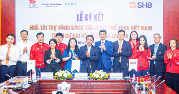 SHB trở thành Nhà tài trợ đồng hành của Đoàn Thể thao Việt Nam tại ASIAD 2026