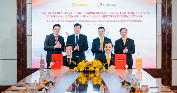 Bắt tay với Changi, Sun Group đưa chuẩn mực quốc tế vào hạ tầng sân bay Việt Nam