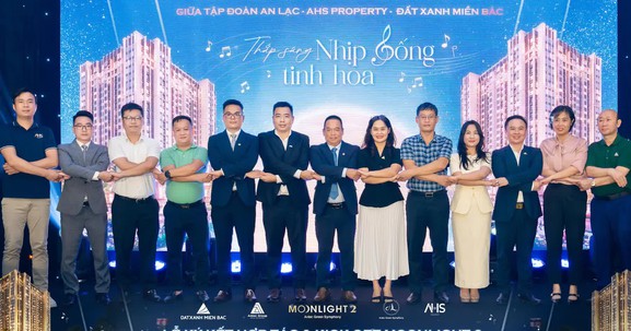 AHS Property và Đất Xanh Miền Bắc chính thức trở thành đơn vị phân phối dự án tòa căn hộ cao cấp Moonlight 2