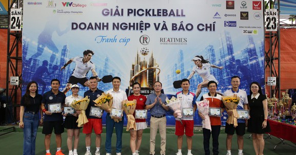Khai mạc Giải Pickleball Báo chí và Doanh nghiệp tranh cúp Reatimes 2026