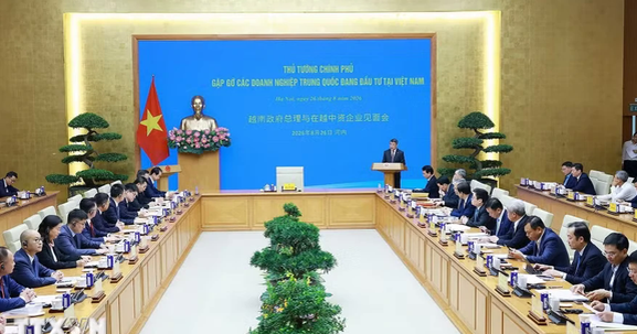 Thủ tướng Lê Minh Hưng gặp các doanh nghiệp Trung Quốc đang đầu tư tại Việt Nam