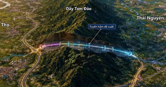 Thái Nguyên và Phú Thọ thống nhất phương án làm hầm Tam Đảo gần 5.800 tỷ đồng