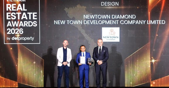 Chiến thắng tại DOT Property Awards 2026: Khẳng định vị thế kiến trúc biểu tượng của Newtown Diamond