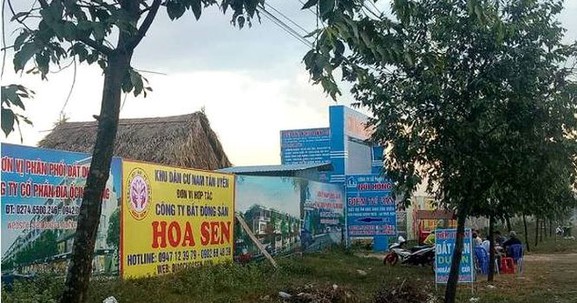 Bình Dương: Phân lô, bán đất nền trái luật ở Khu dân cư Nam Tân Uyên