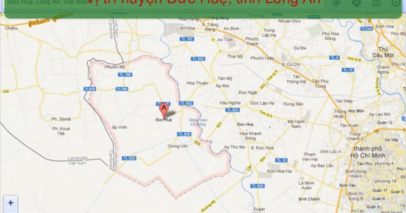 Long An: Điều chỉnh quy hoạch tổng thể huyện Đức Huệ đến năm 2020