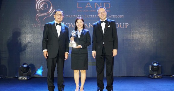 Tập đoàn Novaland nhận giải thưởng doanh nghiệp Việt Nam xuất sắc châu Á 2019